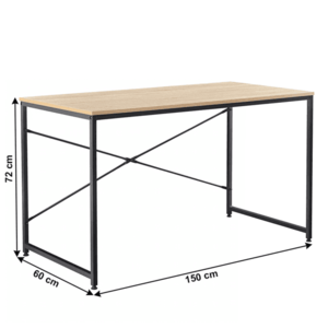 Písací stôl MELLORA Tempo Kondela 150 cm vyobraziť