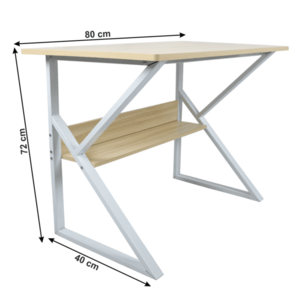 Pracovný stôl s policou TARCAL Tempo Kondela 80x40 cm vyobraziť
