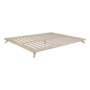 Dvojlôžková posteľ z borovicového dreva s roštom 140x200 cm Senza – Karup Design vyobraziť