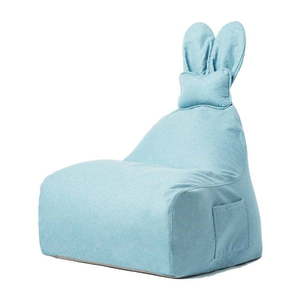 Modrý detský sedací vak The Brooklyn Kids Funny Bunny vyobraziť