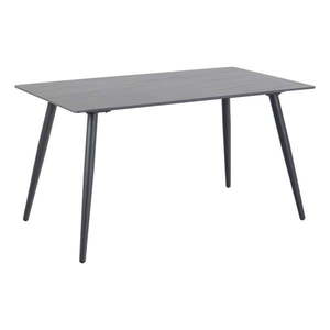 Čierny stôl s keramickou doskou Actona Wicklow, 80 x 140 cm vyobraziť