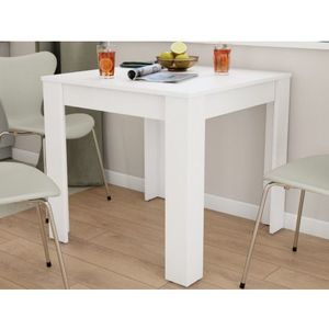 Jedálenský stôl David 80x80 cm, biely% vyobraziť