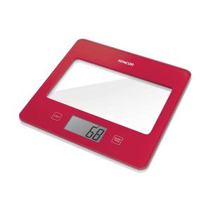 Sencor Sencor - Digitálna kuchynská váha 1xCR2032 červená vyobraziť