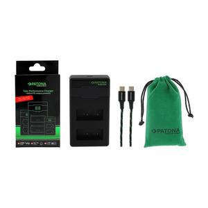 PATONA PATONA - Rýchlonabíjačka Dual Fuji NP-W126 + kábel USB-C 0, 6m vyobraziť