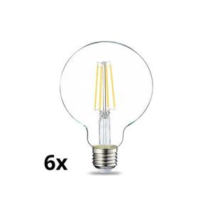 SADA 6x LED Stmievateľná žiarovka VINTAGE G93 E27/8W/230V 2700K vyobraziť