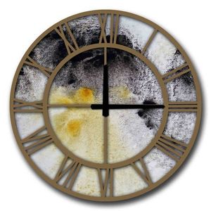 Nástenné hodiny Lucko III 50 cm šedobiele vyobraziť