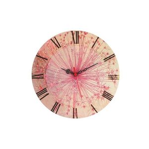 Nástenné hodiny Rosé 30 cm ružové vyobraziť