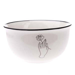 Biela porcelánová miska ø 13 cm - Dakls vyobraziť