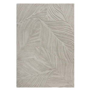Sivý vlnený koberec Flair Rugs Lino Leaf, 160 x 230 cm vyobraziť