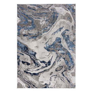 Modro-sivý koberec Flair Rugs Marbled, 200 x 290 cm vyobraziť