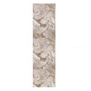 Béžový behúň Flair Rugs Marbled, 60 x 230 cm vyobraziť