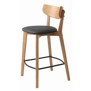 Barová stolička z dubového dreva Unique Furniture Pero vyobraziť