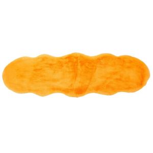 UMELÁ KOŽUŠINA, 55/160 cm, oranžová vyobraziť