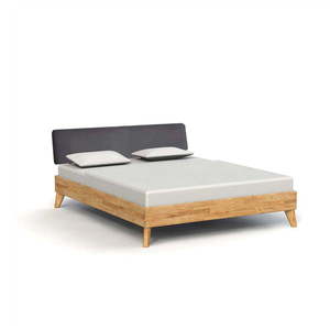 Dvojlôžková posteľ z dubového dreva 140x200 cm Greg 3 - The Beds vyobraziť