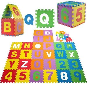 GAMES PLANET Penové puzzle čísla a písmená, 86 kusov vyobraziť