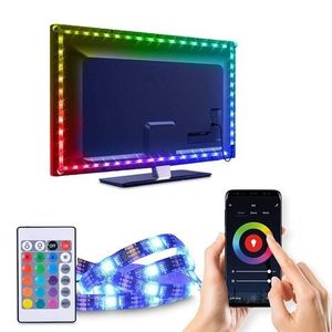 SOLIGHT WM58 LED WIFI SMART RGB PASIK PRE TV, 4X50CM, USB vyobraziť