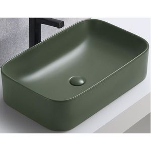ArtCom Keramické umývadlo KAMA MFG-50 | zelená 50 cm vyobraziť