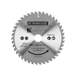 PARKSIDE® Pílový kotúč PKSB 210 B1 (TRF pílový kotúč, 42 zubov) vyobraziť