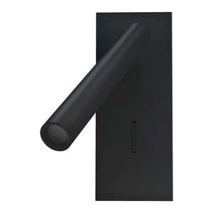 Čierne nástenné svietidlo SULION Clara, výška 16, 5 cm vyobraziť