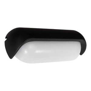 Čierne nástenné svietidlo SULION Sia, dĺžka 20 cm vyobraziť