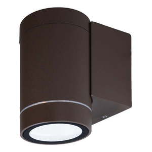 Hnedé nástenné svietidlo SULION Rega, výška 9 cm vyobraziť