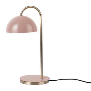 Stolová lampa v matnej ružovej farbe Leitmotiv Decova vyobraziť
