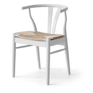 Biela jedálenská stolička z bukového dreva Findahl by Hammel Freja vyobraziť