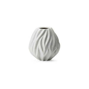 Biela porcelánová váza Morsø Flame, výška 15 cm vyobraziť