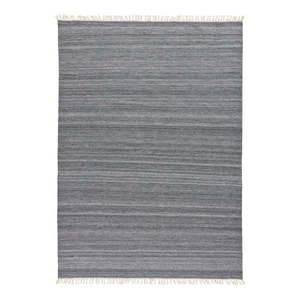 Tmavosivý vonkajší koberec z recyklovaného plastu Universal Liso, 60 x 120 cm vyobraziť