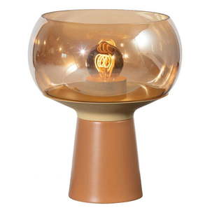 Oranžová kovová stolová lampa BePureHome, výška 28 cm vyobraziť