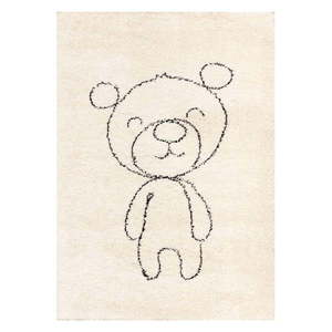 Béžový antialergénny detský koberec 170x120 cm Teddy Bear - Yellow Tipi vyobraziť