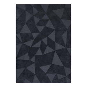 Sivý vlnený koberec 170x120 cm Shard - Flair Rugs vyobraziť