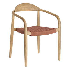 Záhradná stolička z eukalyptového dreva s opierkami Kave Home Glynis vyobraziť