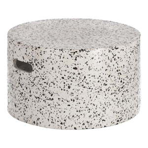 Biely betónový odkladací stolík Kave Home Jenell, ⌀ 52 cm vyobraziť