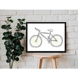 Rámovaný obraz Kreslený bicykel, 40x30 cm% vyobraziť
