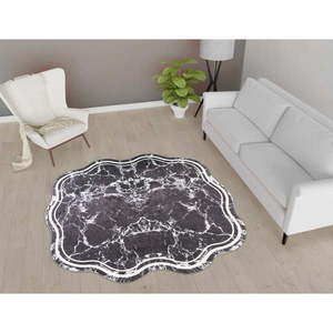 Čierny okrúhly koberec ø 100 cm - Vitaus vyobraziť