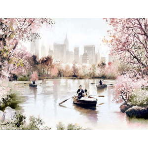 Obraz Styler Canvas Romantic Lake, 85 x 113 cm vyobraziť