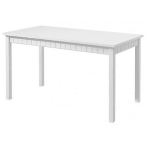 Jedálenský stôl Atik 135x90 cm, biely% vyobraziť