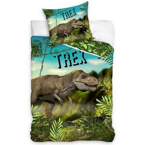 BedTex Bavlnené obliečky T-Rex v pralese, 140 x 200 cm, 70 x 90 cm vyobraziť