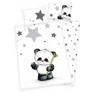 Herding Detské flanelové obliečky do postieľky Jana Star Panda, 135 x 100 cm, 40 x 60 cm vyobraziť