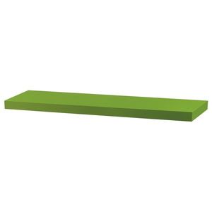 Nástenná polička zelený mat, 80 x 24 x 4 cm vyobraziť