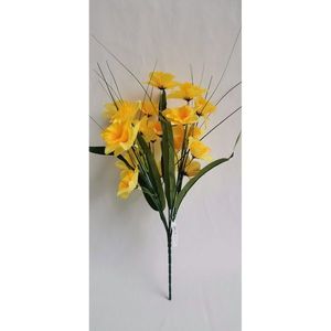 Umelá kvetina Narcis žltá, 40 cm vyobraziť