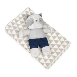Babymatex Detská deka sivá s plyšákom medvedík, 75 x 100 cm vyobraziť