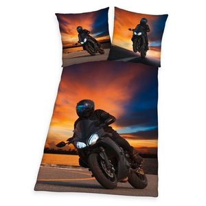 Herding Bavlnené obliečky Motorcycle, 140 x 200 cm, 70 x 90 cm vyobraziť