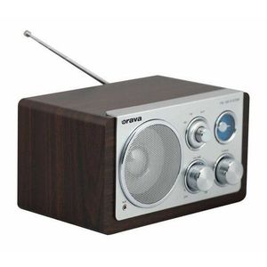 Orava RR-19 C retro rádio, hnedá vyobraziť