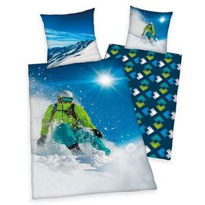 Herding Bavlnené obliečky Skiing, 140 x 200 cm, 70 x 90 cm vyobraziť