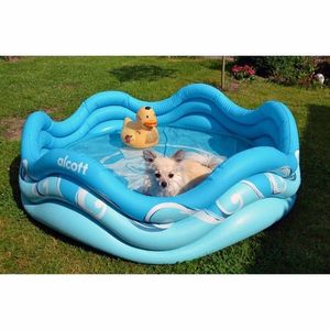 Alcott Nafukovací bazén pre psov, 121, 9 x 40, 6 x 121, 9 cm, modrá vyobraziť