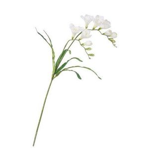 Umelá kvetina Frézia biela, 57 cm vyobraziť