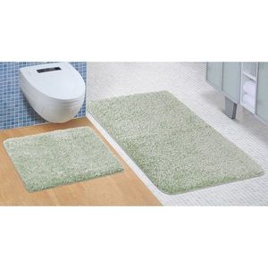 Bellatex Sada kúpeľňových predložiek Micro zelená, 60 x 100 cm, 60 x 50 cm vyobraziť