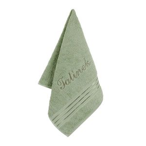 Bellatex Froté uterák s výšivkou Tatínek zelená, 50 x 100 cm vyobraziť